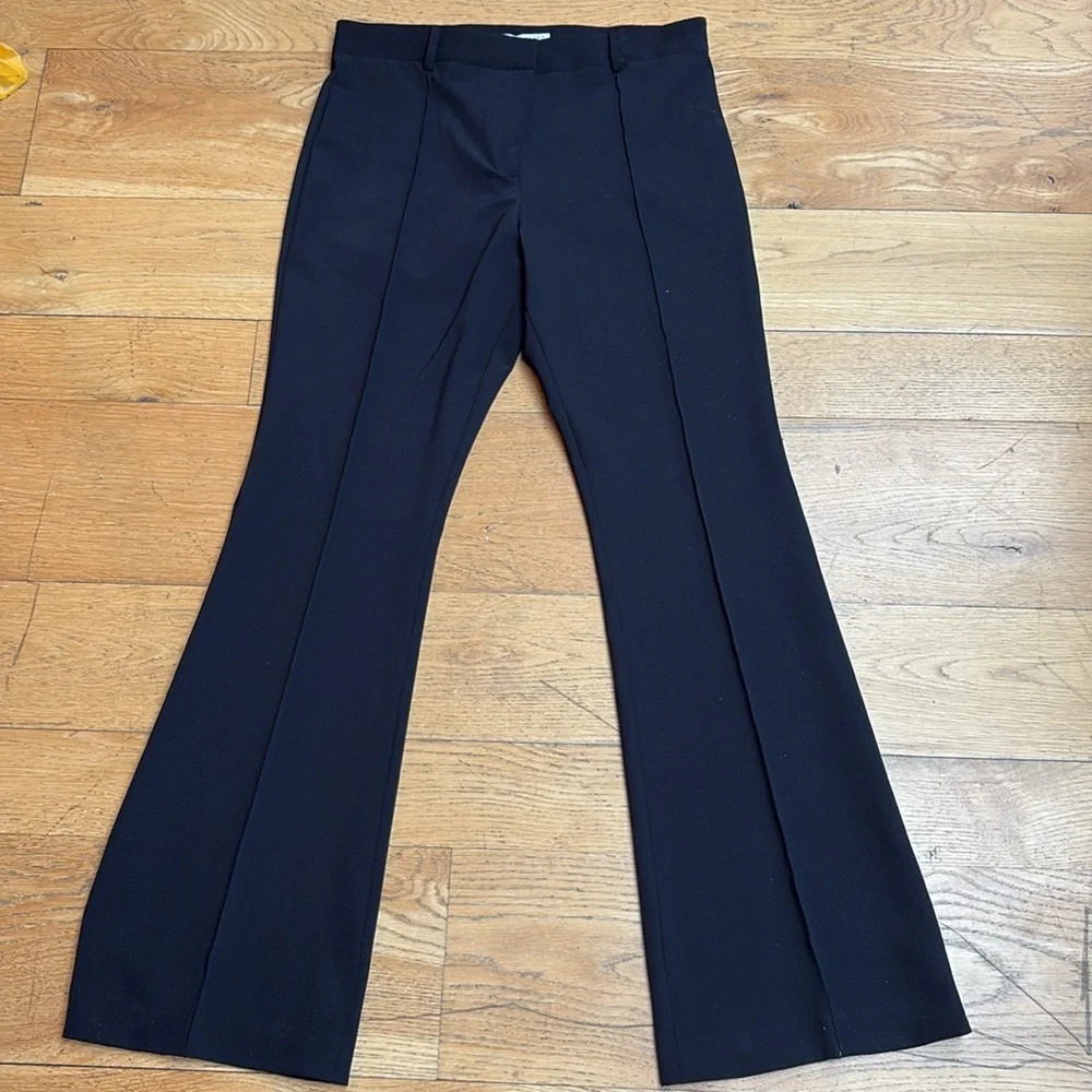 Veronica Beard Black Flare Pants